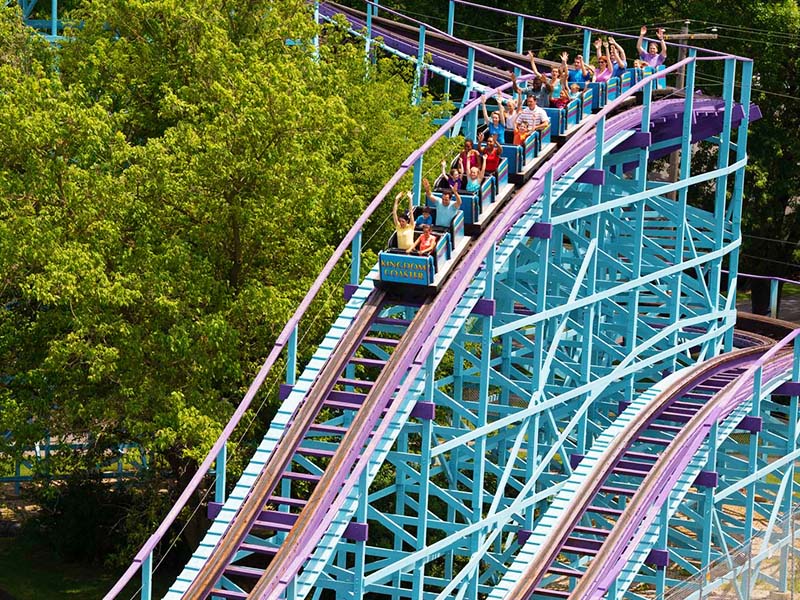 Roller Coaster at Dutch Wonderland 