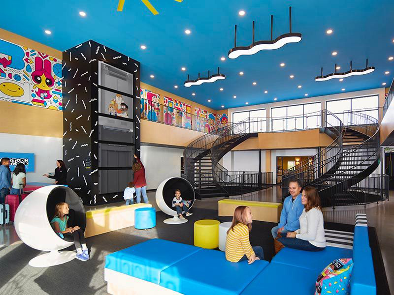 Cartoon Network Hotel lobby 