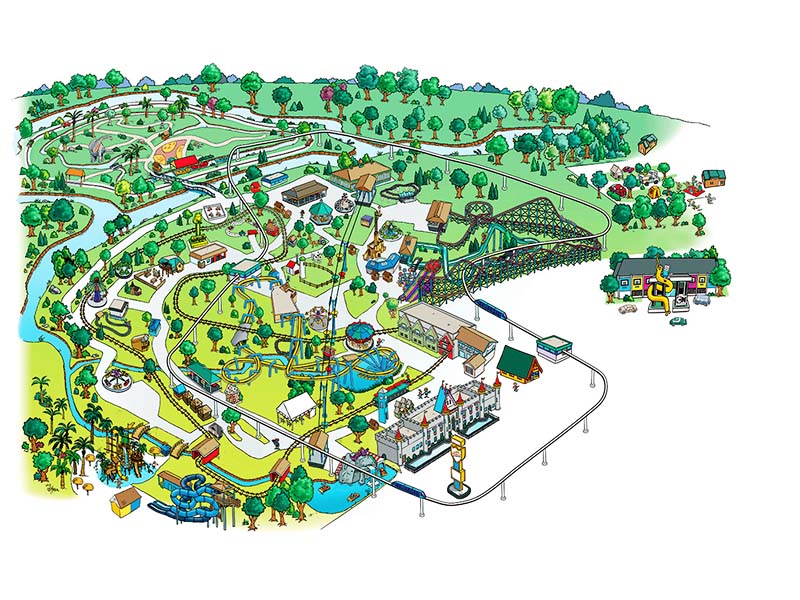 Dutch Wonderland Map