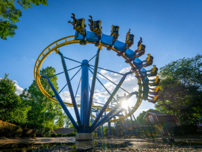 Roller Coaster at Dutch Wonderland 