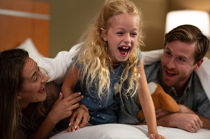 Girl laughing