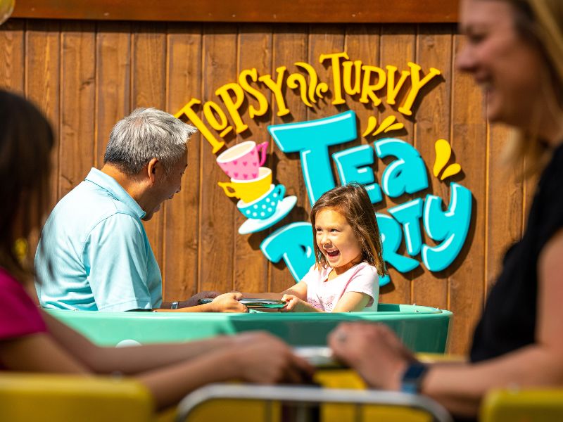 Family enjoying hotel